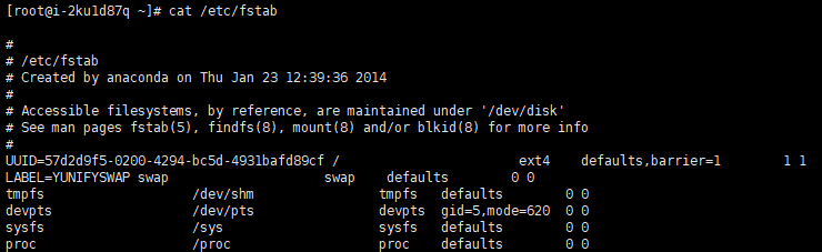 Linux 服务器永久挂载(mount)分区